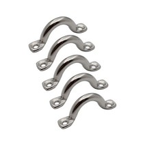 스테인레스 스틸 316 Mairne Pad Eye 4mm 5mm 6mm 8mm 10mm 미러 폴리싱 해양 보트 요트 하드웨어 용, [01] 4mm-5pcs