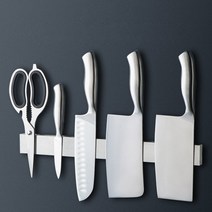 구디푸디 304스테인레스 자석 칼걸이 칼꽂이 거치대, 일반형 (대 50cm)