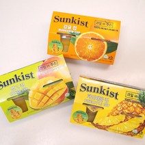 썬키스트 과일컵 주스 감귤컵, 망고컵주스, 100g, 4개입