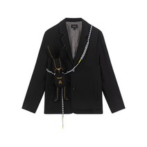 해외직구 남성 봄 가을 자켓보시2021 봄 신상품 수트 남커플 빈티지 심플 패션녀-98974
