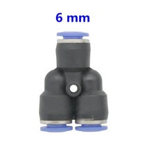 인터페이스 슬립 락 Y자형 퀵 커넥터 정원 관개 수도관 공압 파이프 피팅 4mm 5, 02 6mm