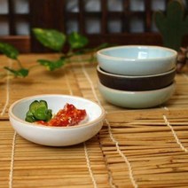 여주도자기 간장종지 1P 500년역사 고급선물 핸드메이드, 화이트