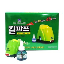 킬파프 코드형 훈증기+리필 1개 리퀴드 액체모기향 전자모기향 모기약