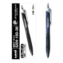 유니 제트스트림 볼펜 0.38mm, 블랙, 1개입