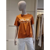 올리비아로렌 NEW. 레터링자수 티셔츠 VOCASYM5151