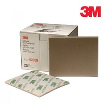 3M 스폰지 연마재 페파 1장 프라이머 퍼티 페인트 사포 하도작업 목공, 02602 (500~600방)