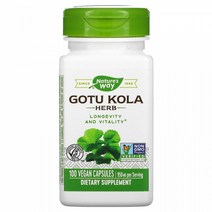 내이쳐스웨이 고투쿨라 100개입 고투콜라 인공색소 무함유 글루탠프리 Gotu Kola 네이쵸스웨이