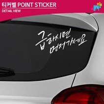 급하시면 먼저가세요 초보운전 글씨스티커 자차운전연수, 대형, 레드