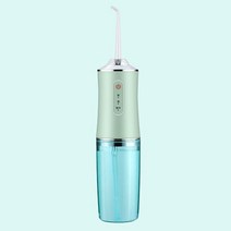 휴대용 구강 세정기 치과 청소 장치 350ml 전기 물 flosser 충전식 1400min 워터 펄스 치아 클리너, 3