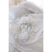 데이지하우스 플라워 바스켓 자수 차렵이불 SS/Q