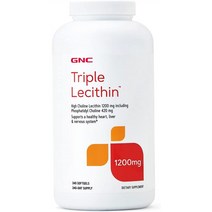 GNC 지앤씨 트리플 레시틴 1200mg Triple Lecithin 240정