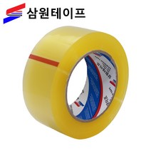 삼원테이프 OPP 박스테이프 중포장 투명 100M, 10개