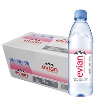 에비앙 네츄럴 미네랄워터(FRENCH ALPS) [500ml x 24], 24개입, 500ml