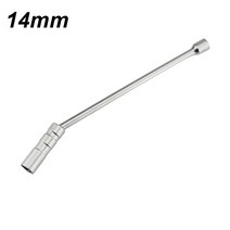 유니버설 조인트 스위블 마그네틱 점화 플매트 카펫 러그 슬리브 소켓 렌치 14mm 16mm 3/8 인치 드라이브 6 포인트 얇은 벽 자동차 제거 도구, [04] long-14