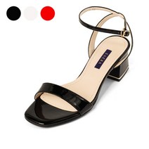 [AK PLAZA] [세라]SAERA S20S400 샌들 블랙 레드 화이트 5CM