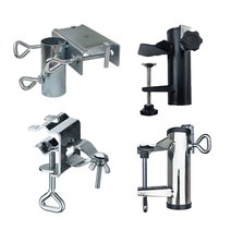 파라솔 거치대 고정대 받침대 캠핑 기둥 테이블 난간 트럭 매트 캐노피 체어 스툴, 만능고정형