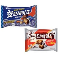 핫브레이크미니+단백질바미니, 2개
