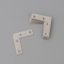 10P 50x50mm ㄱ자평철 앵글 연결브라켓 고정쇠 철물