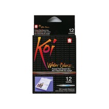 아주문구 사쿠라 코이 고체물감, 12색