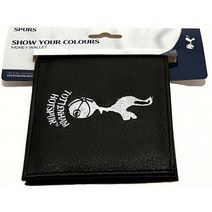 EPL 토트넘 굿즈 화이트 엠블럼 지갑 블랙