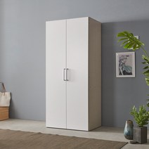 애쉬 800 원룸 침실가구 슬림 장롱 수납 긴문 옷장 시리즈, 워시