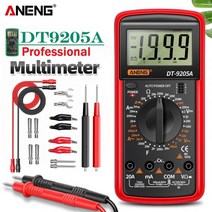 접지테스터기 멀티 테스터기 ANENG DT9205A 멀티미터 multimeter tester 멀티테스터기 전기 미터 디지털 AC/DC 트랜지스터 테스터 esr NCV 테스트 Pro, DT9205A orange pro