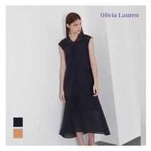 [백화점매장 정품출고] 올리비아로렌 원피스 레이스자수 티어드원피스_VOBOAYF7111