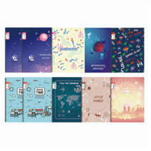 영아트 3-6일기장 + 3-6알림장 스프링노트 10p, 랜덤 발송, 1세트