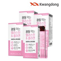 광동 먹는 엘라스틴 저분자 피쉬 콜라겐 젤리 15포 4박스, 1세트
