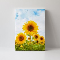 풍수아트 01.[I]SUF-가족 건강기원 해바라기 | 원목액자 30호 [90.9x65.1cm]
