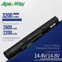 호환용 노트북배터리14.8V HP VI04 HSTNN-DB6I HSTNN-DB6K ProBook 440/450 G2 시리즈 756745-001 756744-0, 01 2001 - 2500 MAh