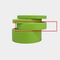 3M 페인트 곡선작업 종이 마스킹 테이프 24mm 도장커버 수용성 고내열 칠보호