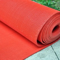 맘보 롤매트A형/레드 실내용 실외용 미끄럼방지 매트, 상세페이지 참조