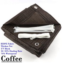 접이식어닝 테라스어닝 수동어닝 맞춤형 두꺼운 차양 그물 정원 퍼걸러 태양 가리개 자외선 방지 그늘 패브릭 자동차 천막 야외 음영 항해 그늘막, Coffe+2x4m