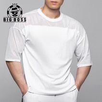 남자 운동복 기능성 헬스복 짐웨어 트레이닝복 오버핏 반팔