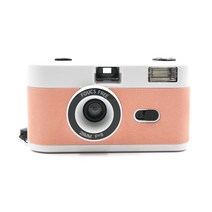 도매 35MM 필름 카메라 생일 선물 사용자 정의 복고풍 플래시 재사용 가능, White pink_Cam(12exp Colorfilm