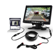 크레인 굴삭기 후방 카메라 24V 감시 모니터 시거잭, 기본 패키지 후방카메라