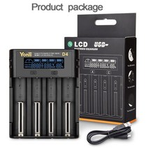 18650 배터리 충전기 3.7v 리튬 이온 충전지용 LCD 배터리 충전기 18650 14500 26650 21700 1.2v Ni-Mh AA AAA 배터리, 5000
