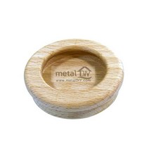 나무 매입손잡이 무도색 원형 내경54mm 신발장 문갑 공방 사물함 좌탁 옷장 가구 DIY 서랍 공예품 협탁, 단품