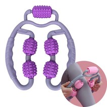 A2Z몰 5롤 종아리 마사지롤러 다리마사지 붓기제거 뭉친근육풀기, 퍼플
