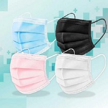 여름용 국내 당일발송 비말차단용마스크 화이트 50매 성인용 아동용 의료 병원용 3중필터 멜트브라운 필터 비말차단마스크 덴탈마스크 숨쉬기편한 일회용 약국 마스크, 대형(성인용), 핑크