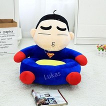 곰돌이 소파 캐릭터 쇼파 아이방 원룸 자취 좌식소파, 슈퍼맨