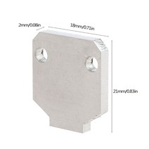 Phono 카트리지 스페이서 금속 Shims VTA 턴테이블 Thorens Rega Linn 전기 악기 부품, 1개