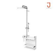 [JCL] 수납형 해바라기 샤워기 J1-3000 플러스_CW+SB, 1개