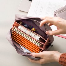 통장정리북 뱅크지갑 칸분리 심플 통장포켓 소품 파우치