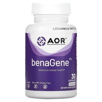 Advanced Orthomolecular Research AOR (어드밴스드 올쏘몰레큘러 Advanced Orthomolecular Research AOR BenaGene 3, 3개