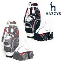 헤지스골프 정품 HZCB-010L / HZBB-010L 바퀴형 캐디백 여성용 골프백세트, 그레이