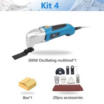 NEWONE120V/220V 300W 전기 다기능 진동 공구 키트 리노베이터 다목적 도구 트리머 톱 액세서리, CHINA, kit4, 230V EU plug + 2.5