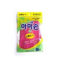 마미손 고무장갑 오른손 하나 M 중 핑크 주방 위생, 본상품선택