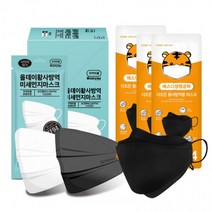 올데이 KF94마스크 블랙 화이트 중형 SD에스디더조은 블랙 대형 황사마스크 미세먼지차단 국내제작, SD더조은블랙대형